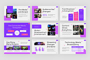 Modern Broadcasting & Entertainment, a Presentation Template by Loin Studio (Thumbnail 3 of 4)