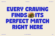 Crenka - Bold Food Branding Font, a Sans Serif Font by RagamKata (Thumbnail 6 of 10)