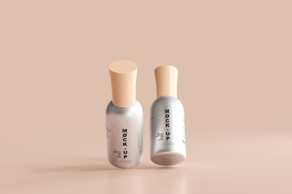Aluminum Cosmetic Mockup Bundle, a Cups & Container Mockup by pmvch (Photo 139 of 206)