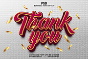Thank you 3d Psd Text Effect, a Layer Style Add-On by bdrobin (Thumbnail 1 of 2)