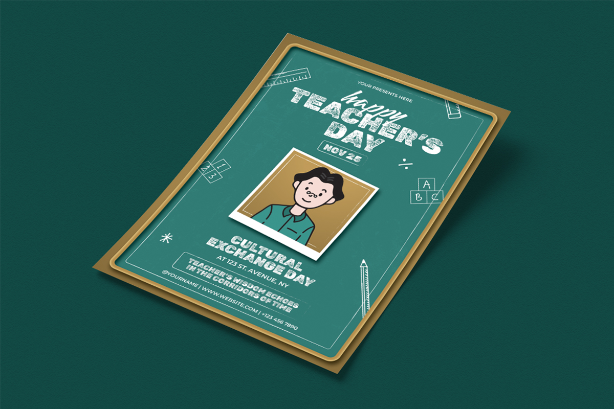 Letera - Teacher's Day Flyer Set, a Flyer Template by Attype (Photo 5 of 5)