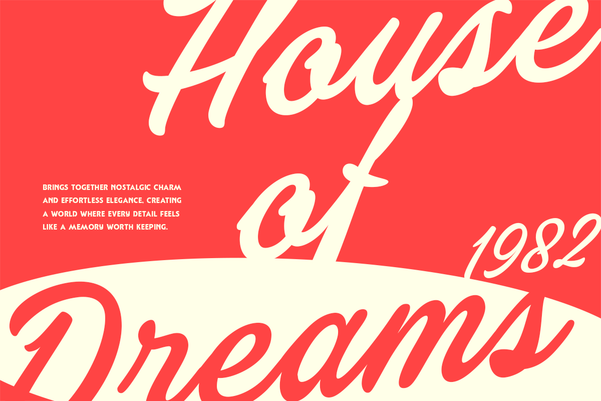 Wilmine Vintage Brush Script, a Script Font by Letterhend Studio (Photo 2 of 9)