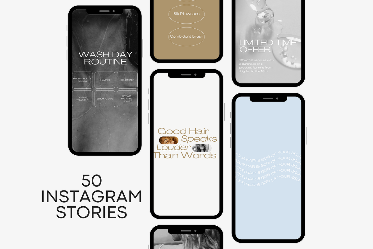 Hair Stylist/Salon Template Bundle, a Social Media Template by digitaldispositions (Photo 5 of 8)