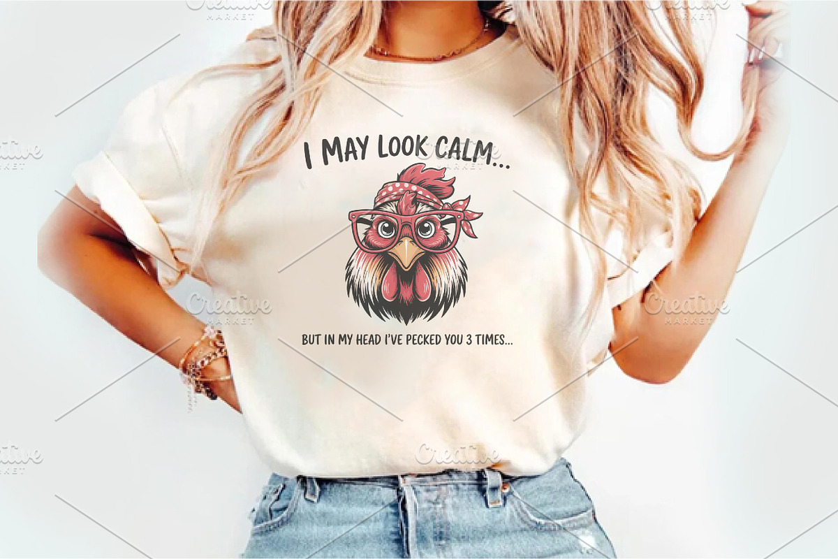 Chicken Png Sublimation, an Illustration by Watercolor design (Photo 1 of 6)