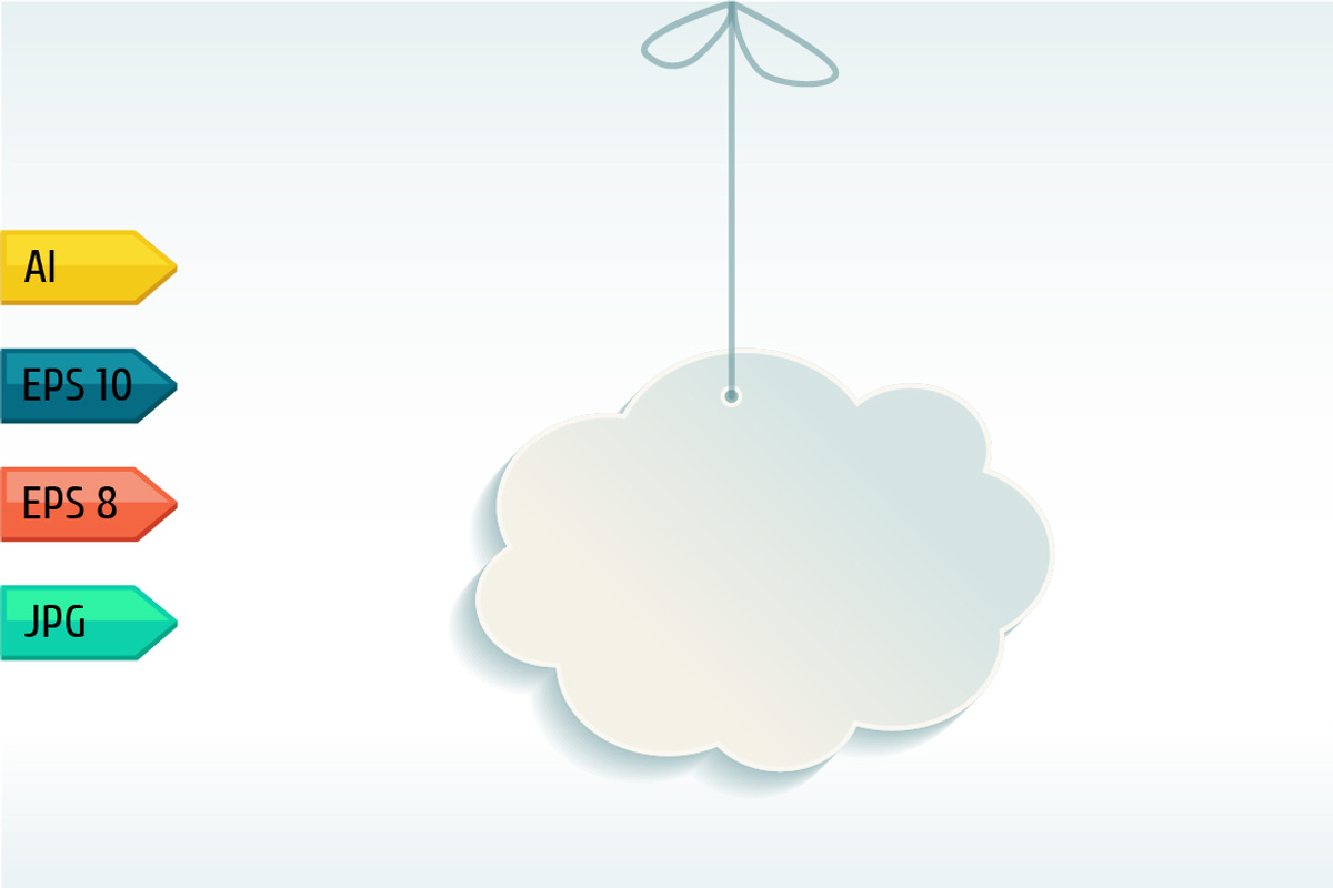 Set of paper tag icons., an Illustration by julia_musdotter (Photo 5 of 5)