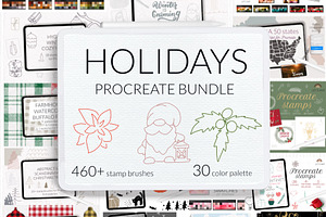 Holidays Procreate BUNDLE