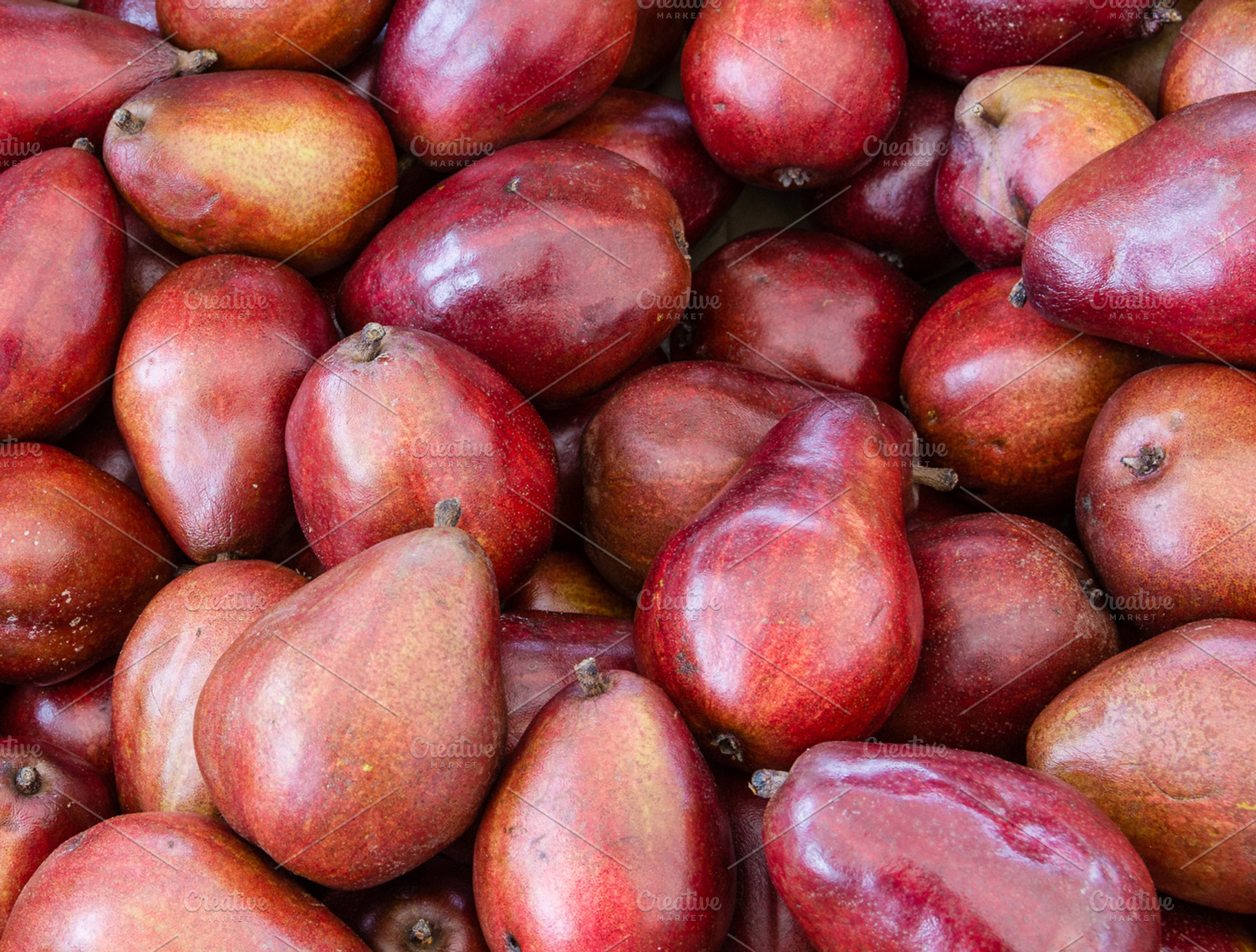 Red Pears Featuring Background Texture And Backdrop