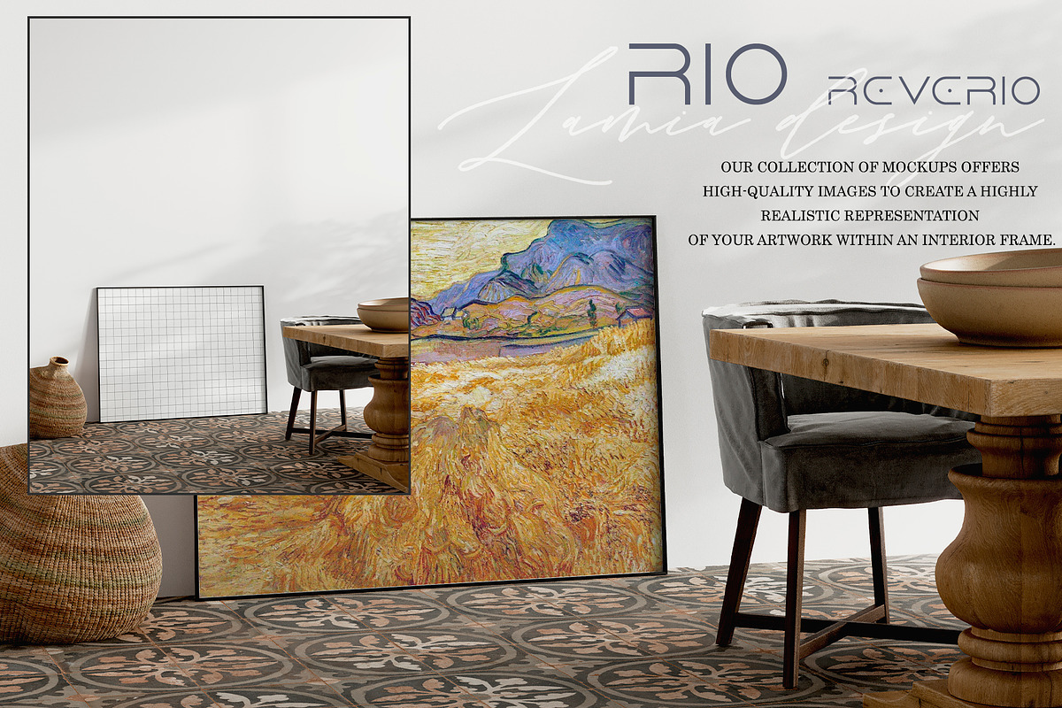 RIO Room & FRAME MOCKUP, a Household Mockup by LAMIA DESIGN (Photo 9 of 13)