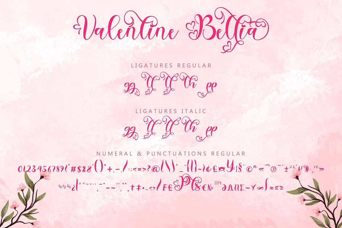 Valentine Bellia, a Handwritten Font by Yoga Letter (Photo 7 of 9)