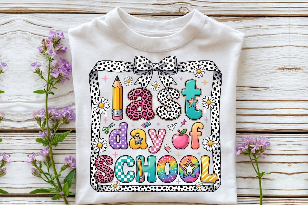 Last Day of School Png, Preppy, a Work Illustration by Sublimation Artist (Photo 3 of 9)