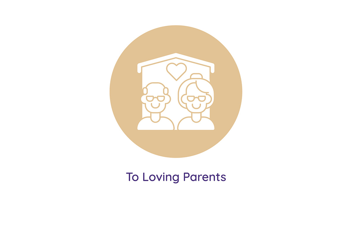 Gratitude to parents greeting card, a Flyer Template by IMG Visuals