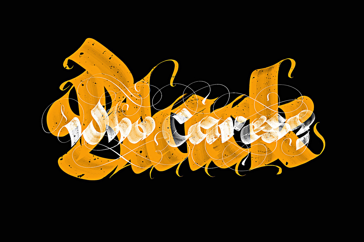 Blackletter Pro Brushes / Procreate, a Brush Add-On by the Fontmaker (Photo 4 of 19)