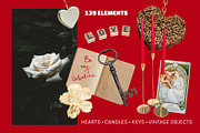 Moody Valentine Collage Kit, an Object Graphic by Anzhelika (Thumbnail 6 of 12)