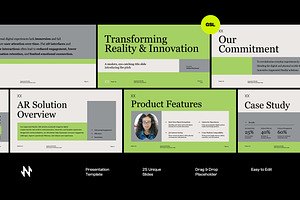 Augmented Reality Pitch Deck GSL, a Presentation Template by Neermana