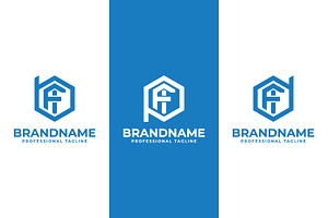 Letters BFI PFI DFI Hexagon Logo, a Branding & Logo Template by Pray Art Design Studio