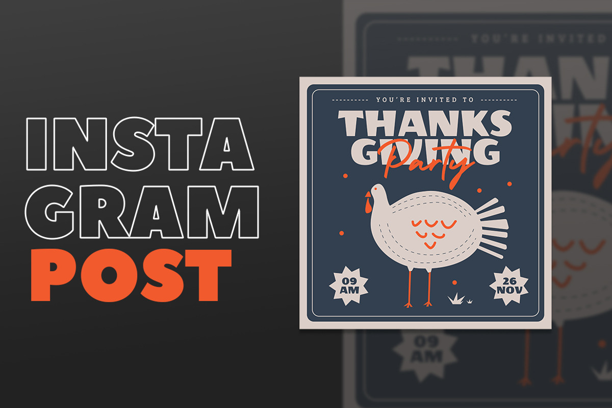 Modern Thanksgiving Day Flyer, a Flyer Template by Tokosatsu (Photo 2 of 5)