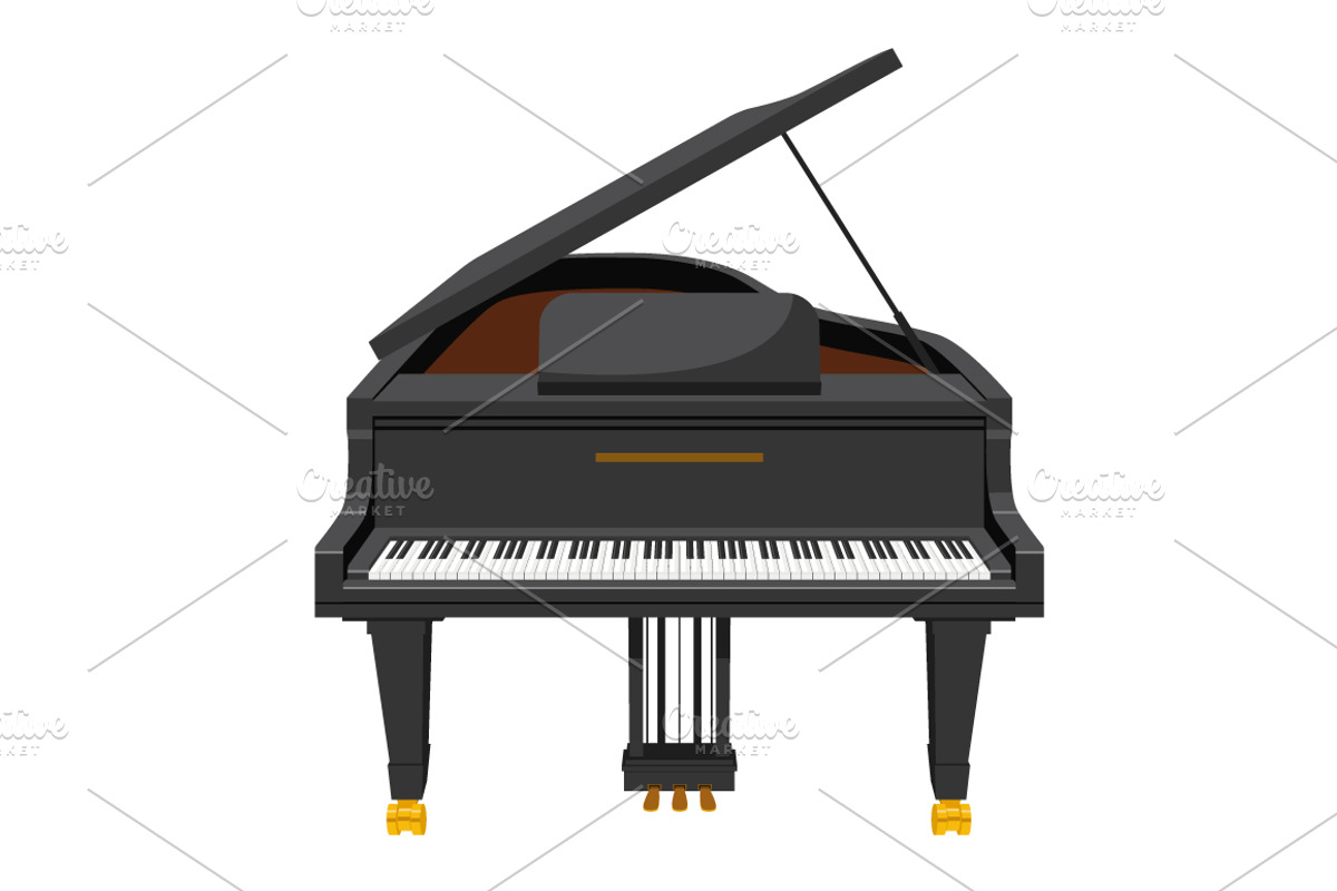 50x Musical Instruments cartoon, an Illustration by asantosg (Photo 2 of 7)