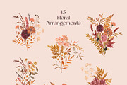 Everlasting Fall Pressed Wildflowers, a Seasonal Illustration by Catch the Dream Art (Thumbnail 3 of 13)