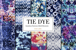 Tie Dye Seamless Shibori