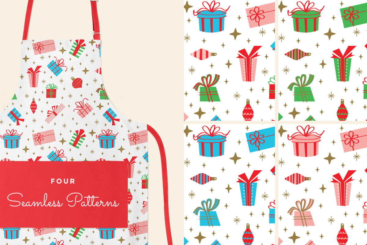 Vintage Style Holiday Kit, an Illustration by Kelly Carnes Design (Photo 2 of 8)