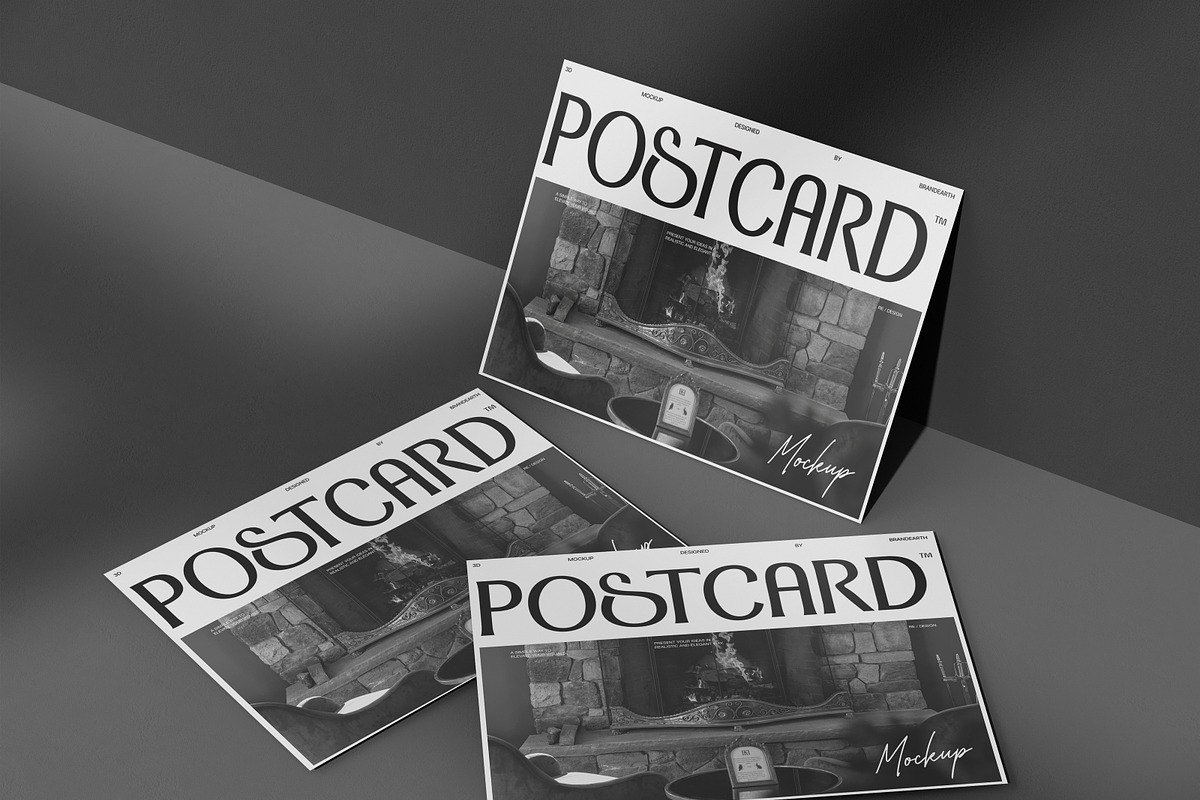 Postcard Mockup, an Advertising Mockup by Brand Earth (Photo 2 of 4)