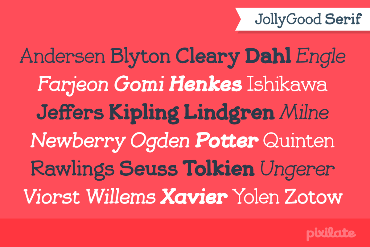 JollyGood Serif- Complete preview 4