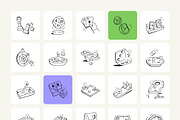 Board Game Doodle, an Outline Icon by Vectors Market (Thumbnail 7 of 8)