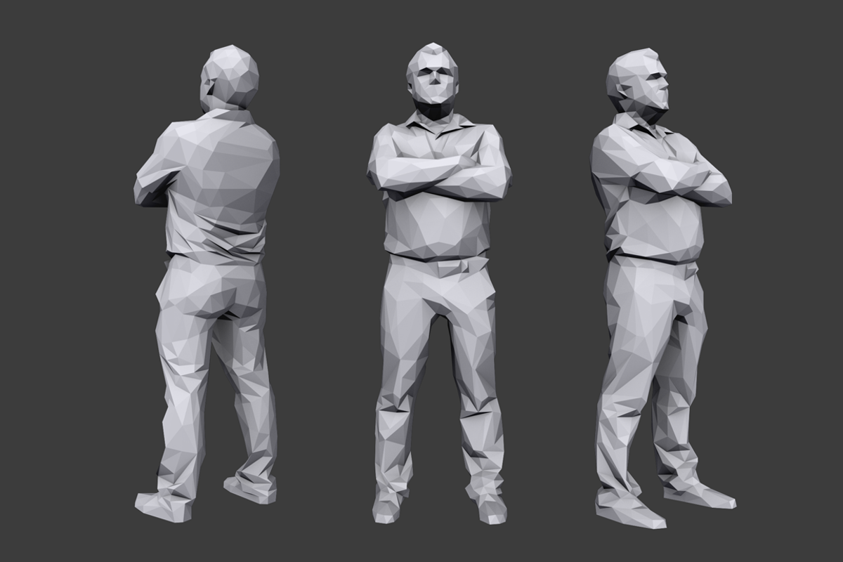 Lowpoly People Casual Pack Volume 6, a Characters & Person 3D Model by Kanistra Studio (Photo 8 of 9)