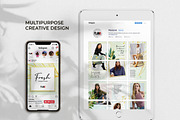 Fresh - Instagram Puzzle Feed, a Social Media Template by Plan B (Thumbnail 3 of 6)