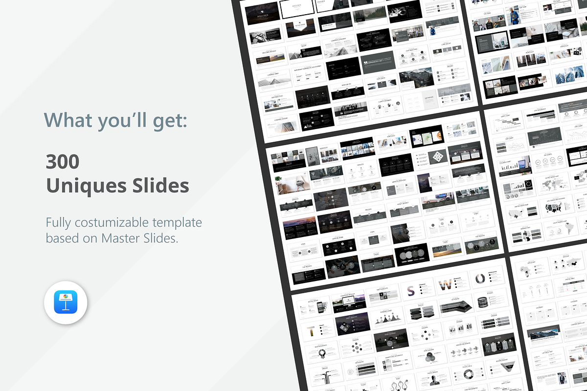 Business Pitch Deck Keynote Template, a Presentation Template by AdrianDragne (Photo 3 of 12)