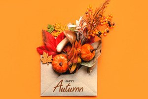 Autumn concept background, a Holiday Photo by esthermm