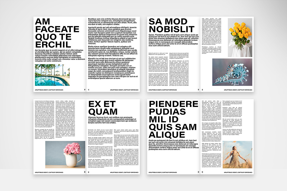 Bold Typography Brochure Template preview 4