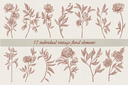Vintage Floral collection, a Decorative Illustration by DamriNa art (Thumbnail 3 of 10)