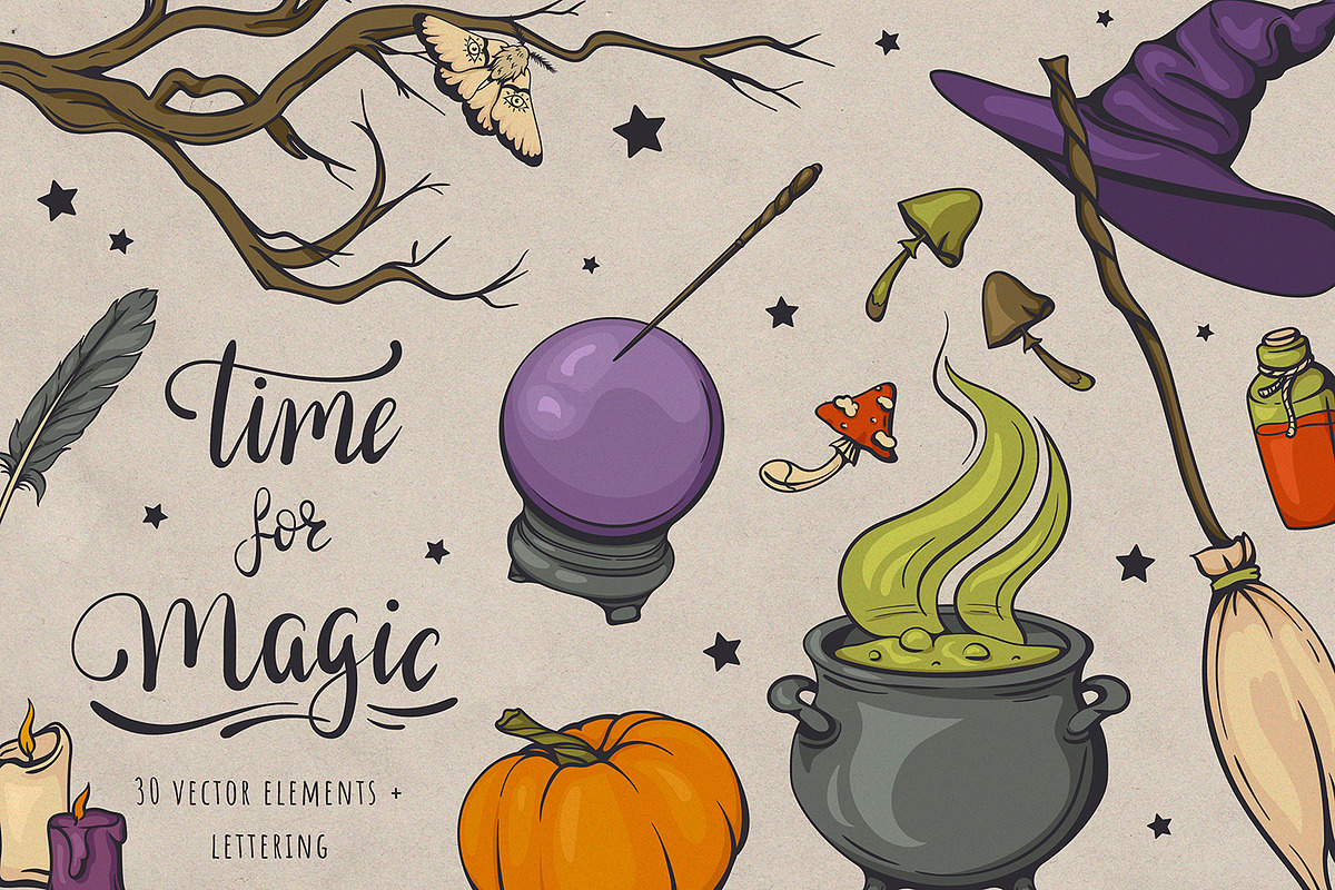 Time for Magic, an Illustration by HmarkaShop (Photo 1 of 3)