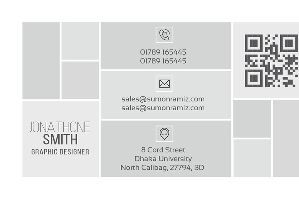 Boxes Business Card, a Business Card Template by DesignGhar (Photo 5 of 5)
