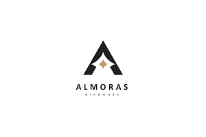 Letter A Diamond Logo