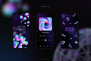 Holographic 3D shapes collection, an Object Graphic by Samolevsky (Thumbnail 3 of 13)