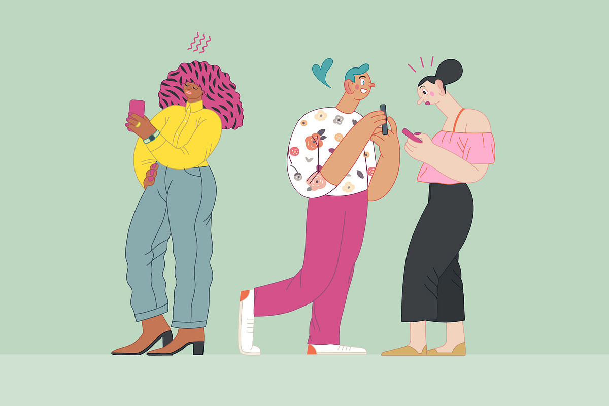 Waiting in line (vector), a Healthcare Illustration by Grivina's shop (Photo 4 of 19)