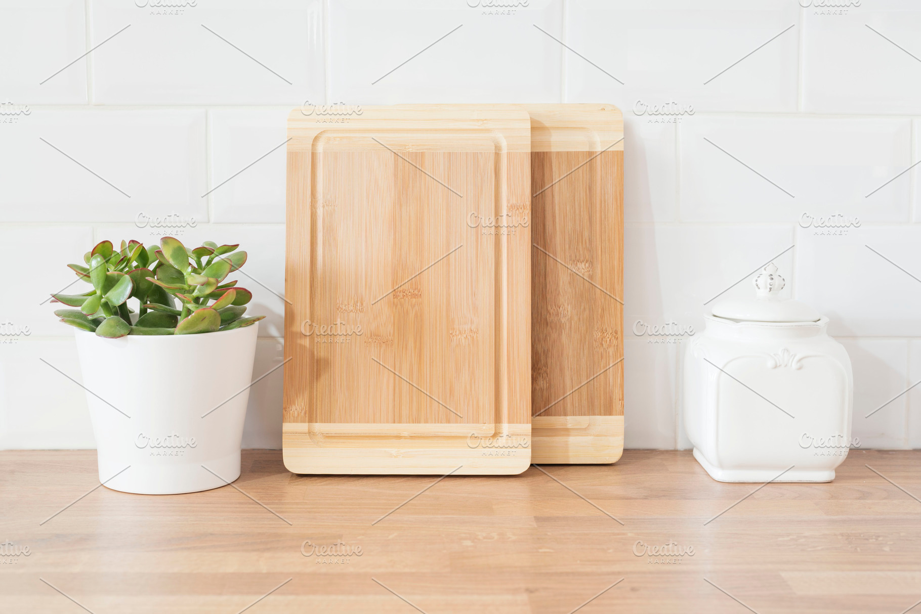 Bright And Clean Modern Kitchen, a Food & Drink Photo by MONNKA