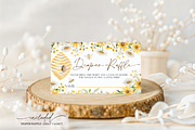 Honey Bee Baby Shower Stationery Set, a Templates & Theme by VeliusCreativeStudio (Thumbnail 5 of 6)