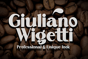 Giuliano Wigetti - Display Font