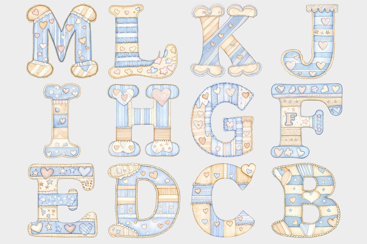 Baby Nursery Alphabet Clipart, a Seasonal Illustration by Design Market (Photo 4 of 5)