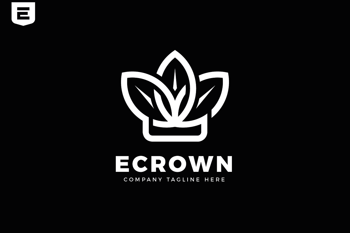 Leaf Crown Logo, a Branding & Logo Template by ehaezer (Photo 4 of 4)