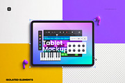 iPad Mockup (11inch) with Earphones, a Product Mockup by Custom Scene (Thumbnail 4 of 8)