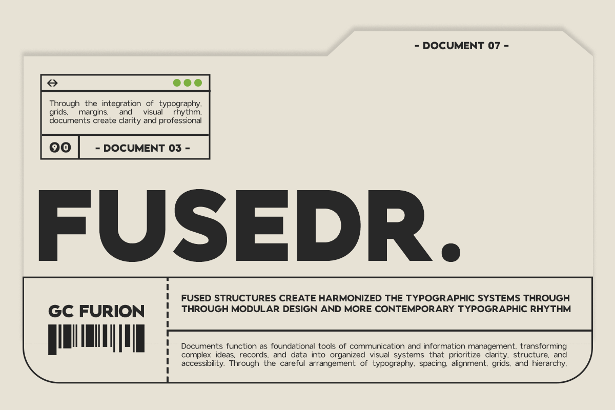 GC Furion – Modern Futuristic Sans, a Sans Serif Font by Glyphonic (Photo 9 of 15)