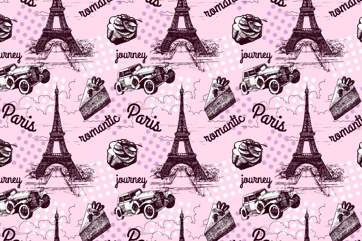 Set of Paris sketches, a Decorative Illustration by Steshnikova (Photo 2 of 4)