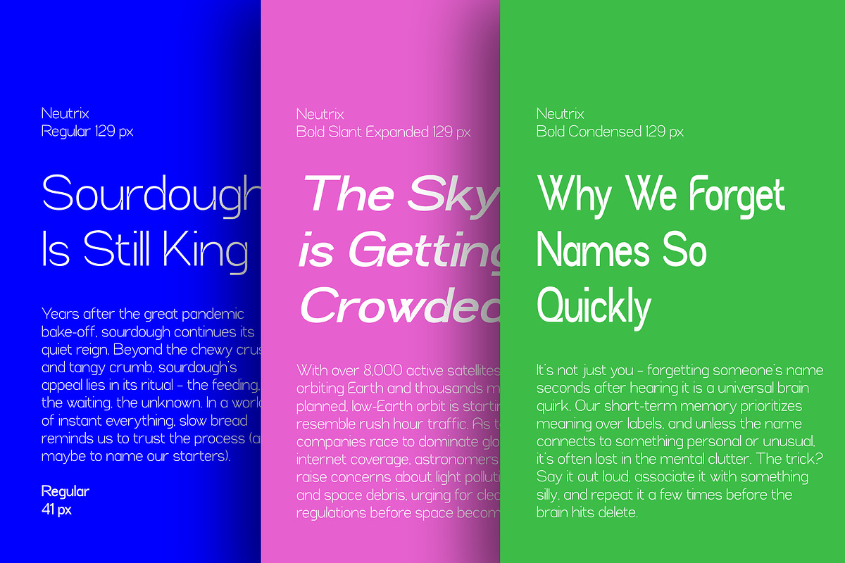 Neutrix, a Sans Serif Font by Black Studio (Photo 10 of 16)