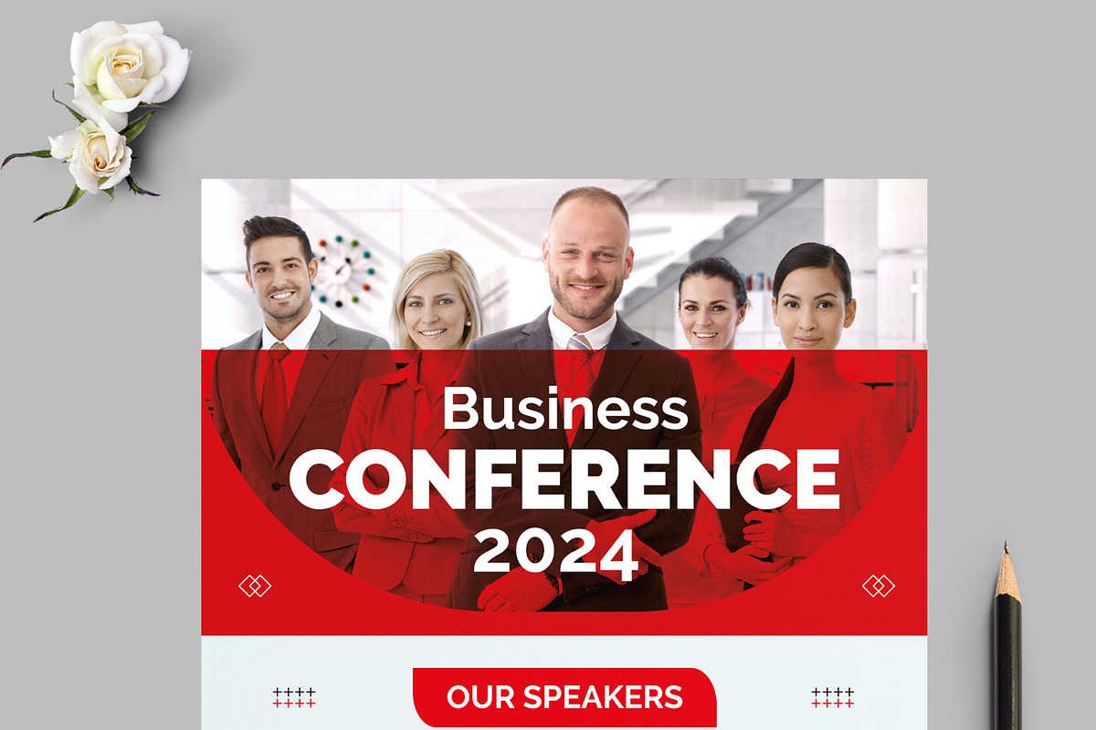 Business Conference Flyer, a Flyer Template by MightyDesign (Photo 2 of 8)