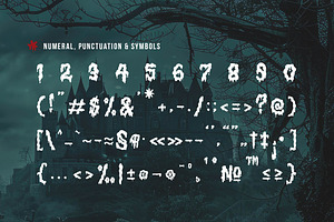 Nocturnus Sigil Horror Font