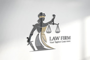 Modern Lady Justice Logo Template, a Branding & Logo Template by YUDesignStore (Thumbnail 3 of 8)